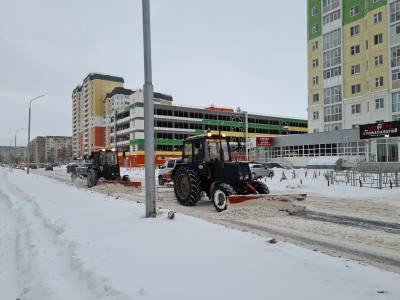 С улиц Нижневартовска вывозят снег на спецполигон