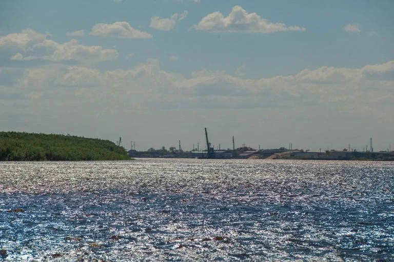Уровень воды в реке Обь