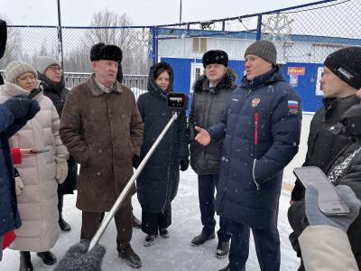 Депутаты проверили доступность и содержание городских катков 