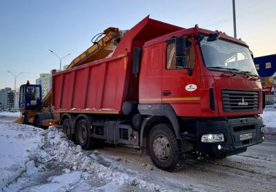 Ведутся снегоуборочные мероприятия