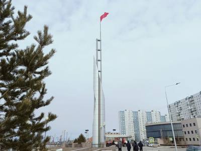 Знамя Победы в Нижневартовске /ВИДЕО/ Знамя Победы в Нижневартовске /ВИДЕО/