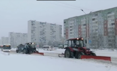 Снегоуборочные работы продолжаются